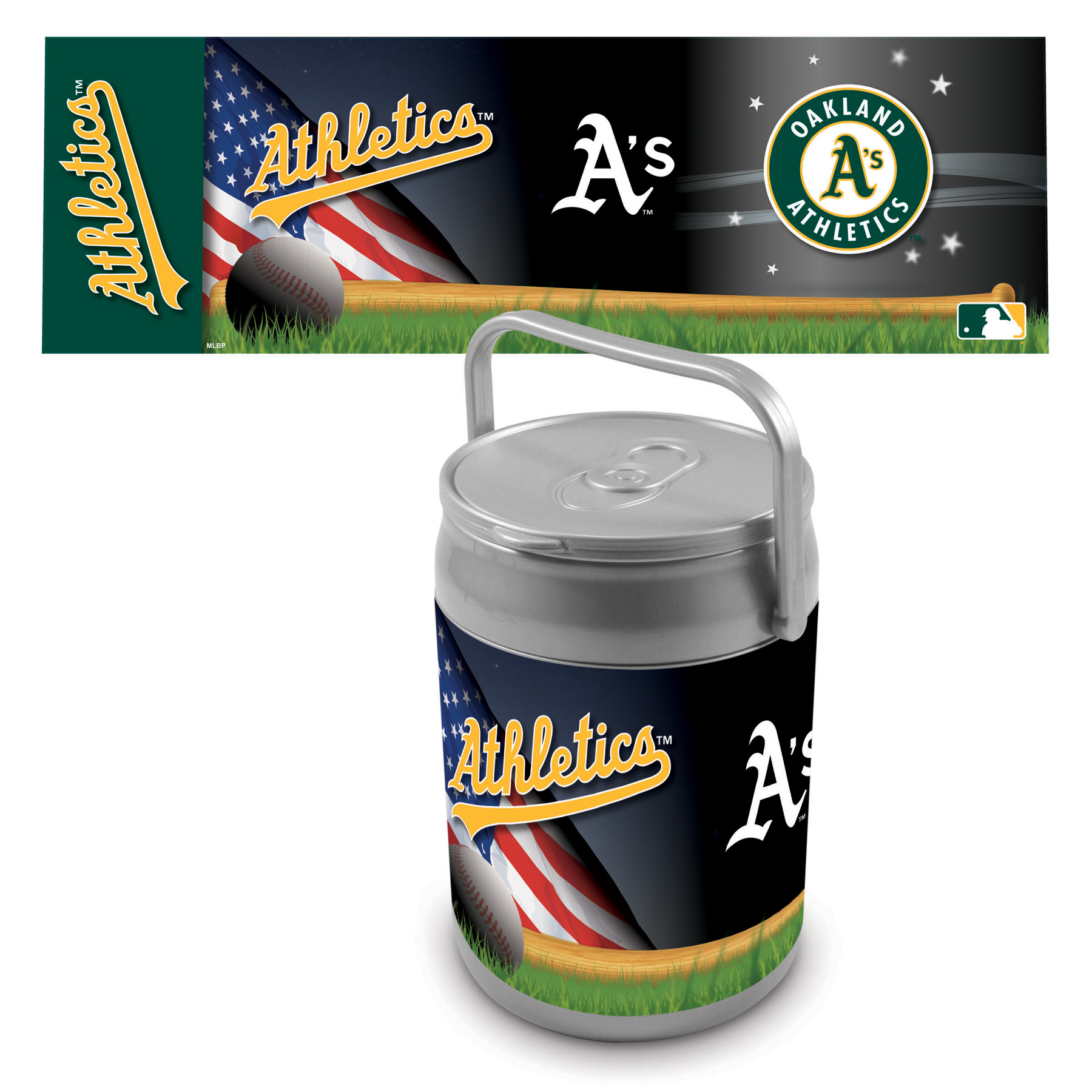 Picnic Time Oakland Athletics Can Cooler