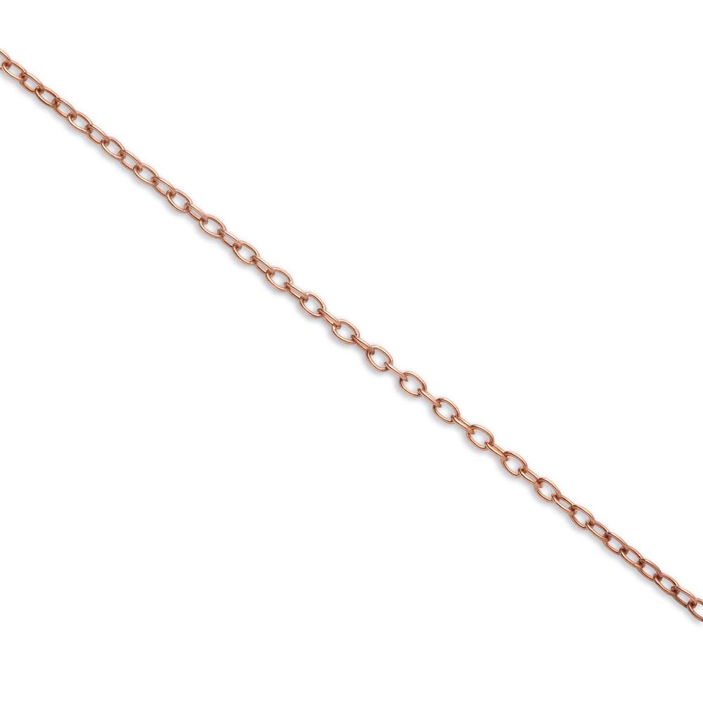 Love, me&#153; 1/10 Cttw. Diamond Rose-Goldtone Sterling Silver Teardrop Pendant Necklace