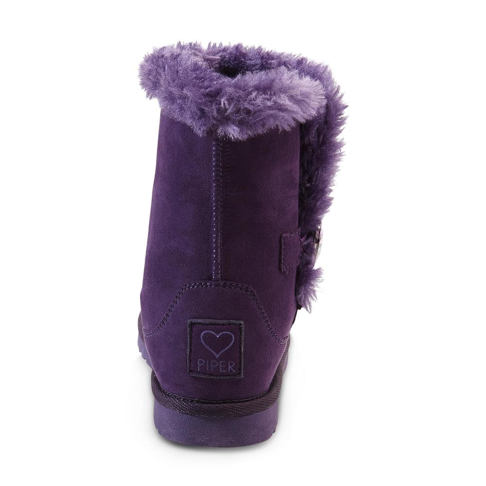 Piper & Blue Girl's Aany 7" Purple Boot