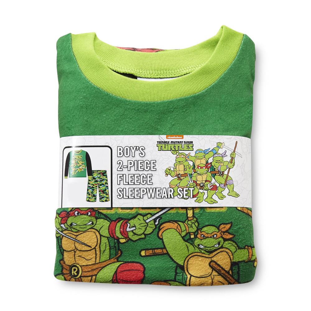 Nickelodeon Teenage Mutant Ninja Turtles Toddler Boy's Fleece Pajama Shirt & Pants