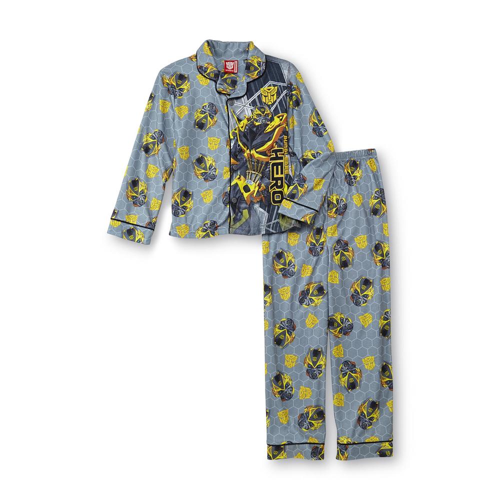 Transformers Boy's Flannel Pajamas - Bumblebee