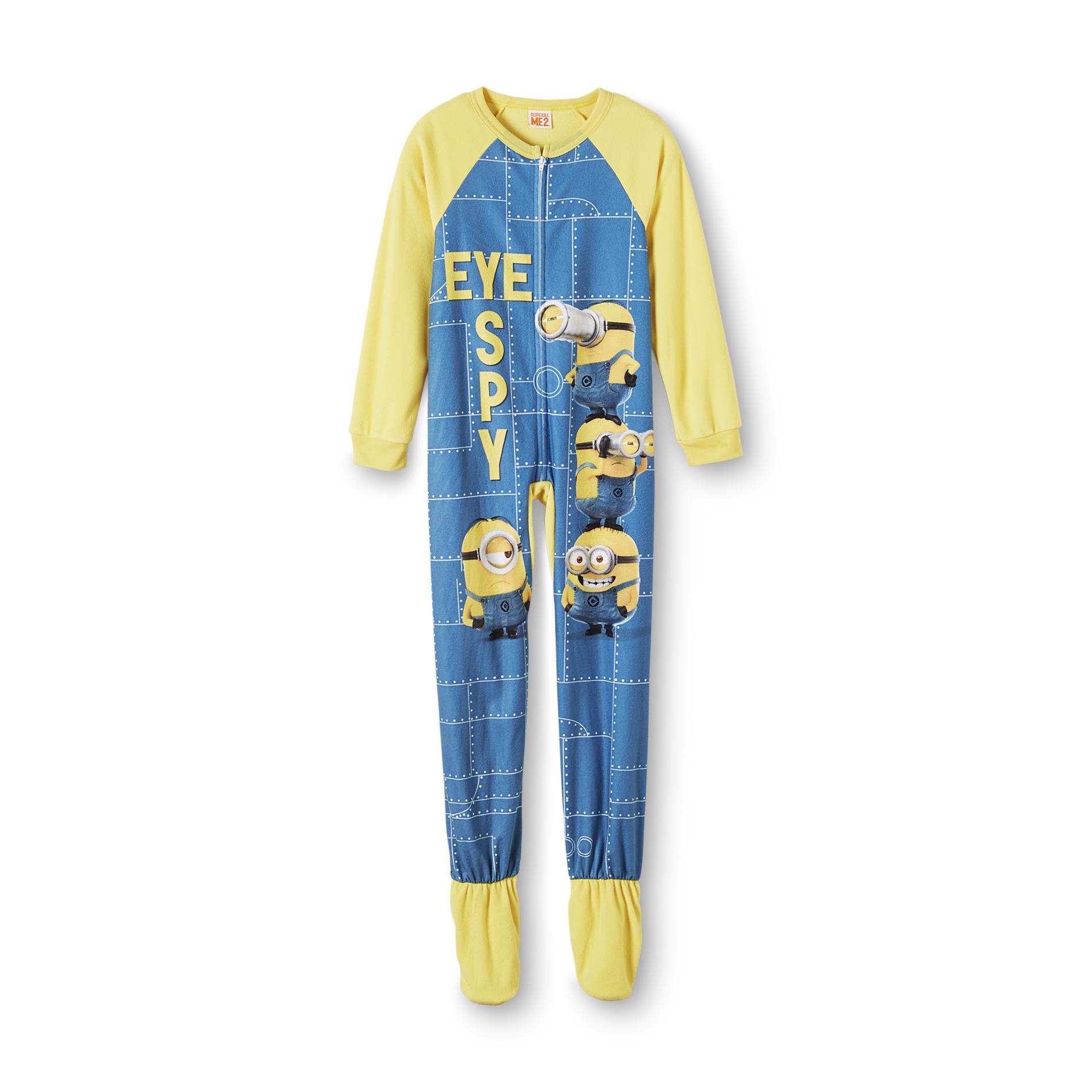 Illumination Entertainment Boy's Footed Sleeper Pajamas - Minions