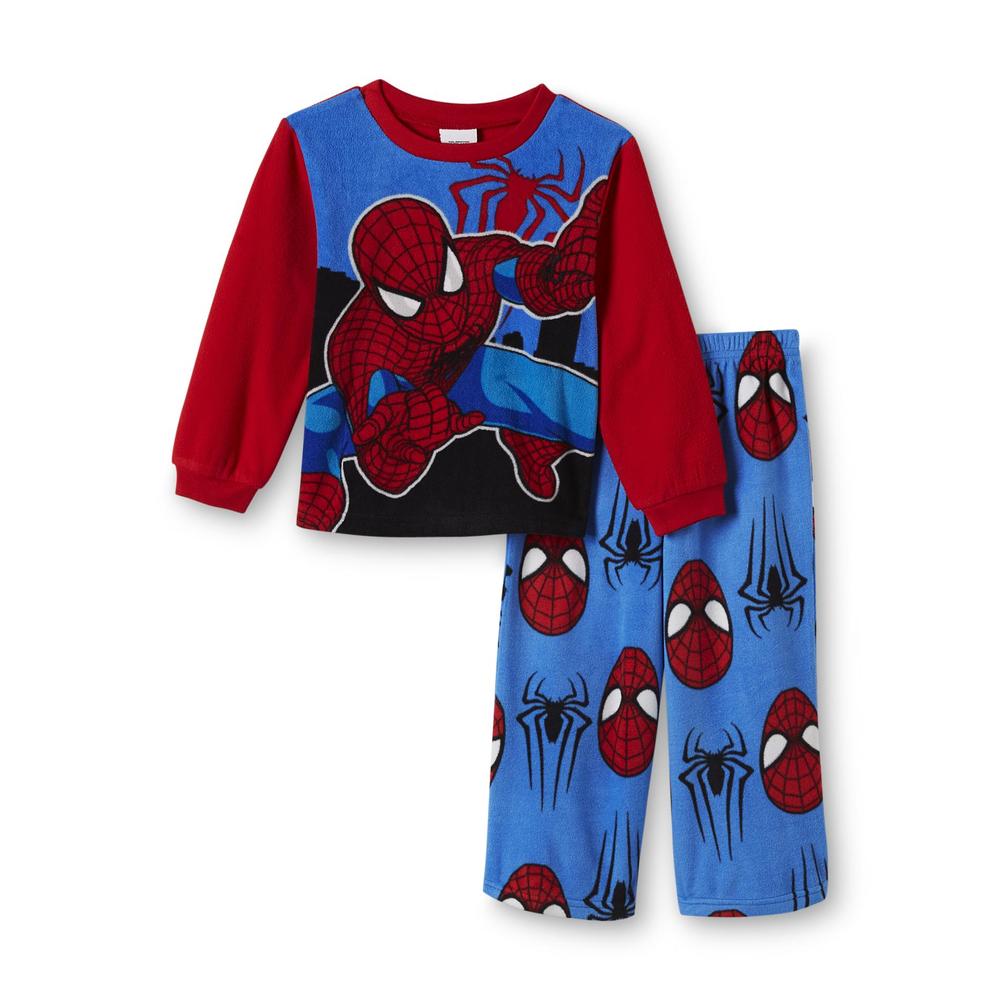Marvel Spider-Man Toddler Boy's Fleece Pajama Shirt & Pants