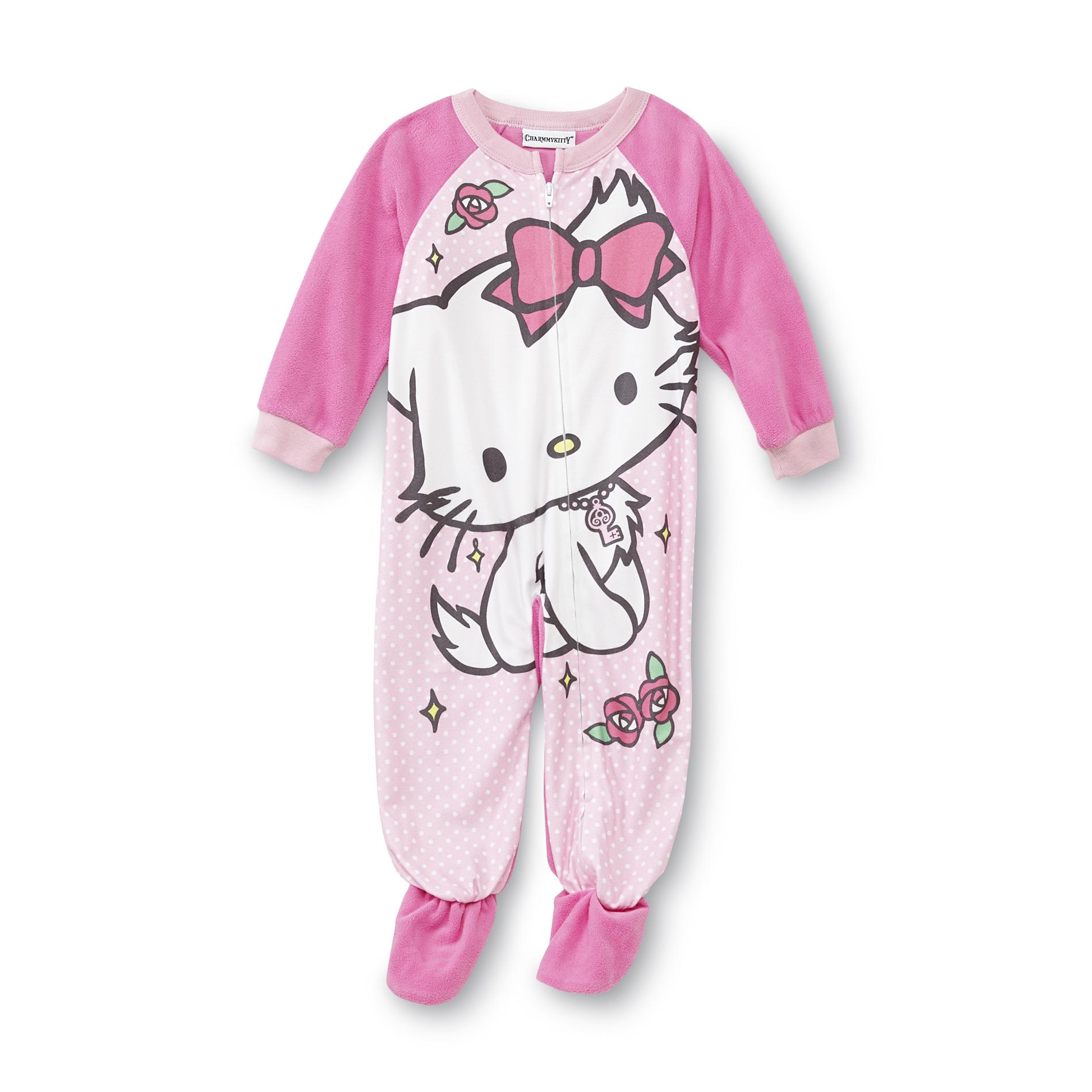Sanrio Infant & Toddler Girl's Footed Pajamas - Charmmykitty