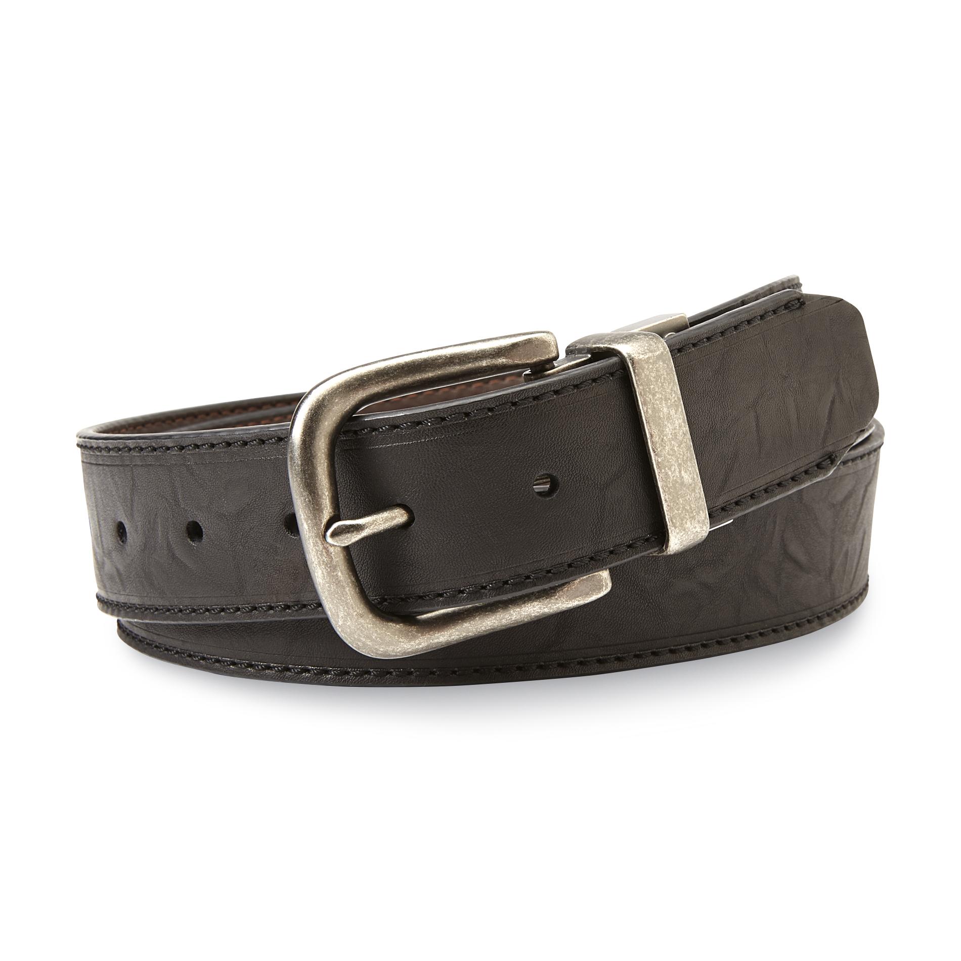 Outdoor Life Men's Reversible Leather Belt