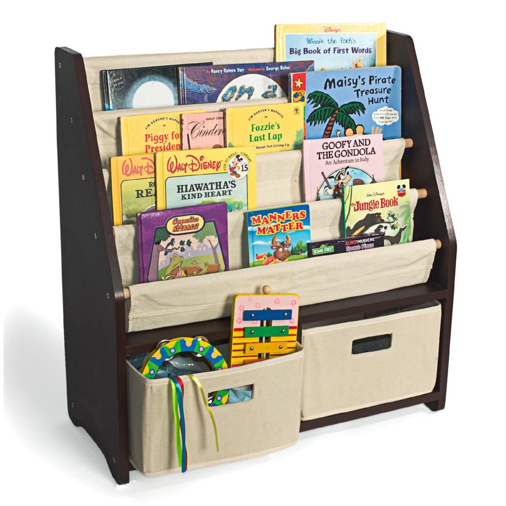WonkaWoo 3969BW Little Bookworm Sling Bookshelf