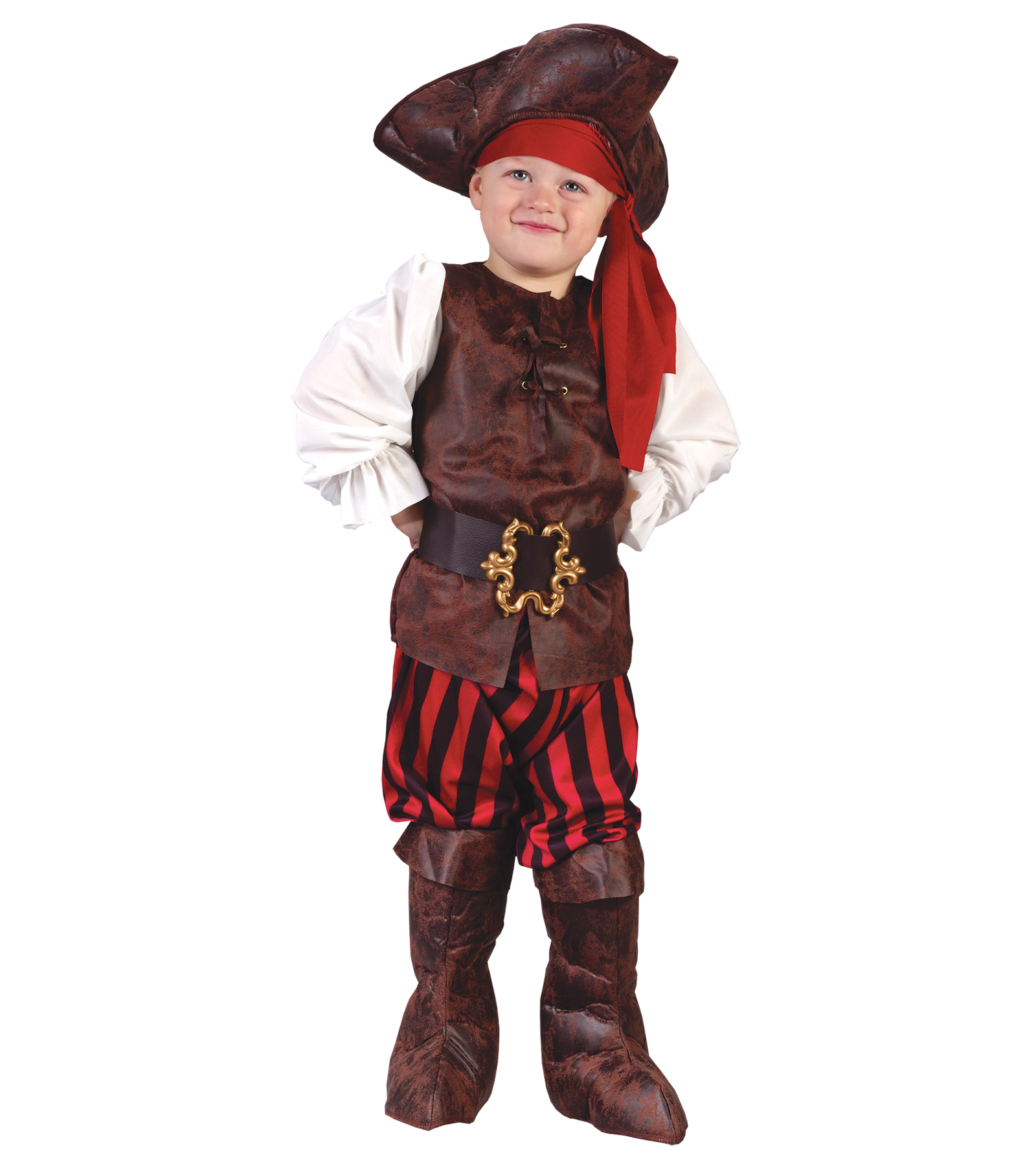 Toddler High Seas Pirate Boy Halloween Costume Size: 3T-4T