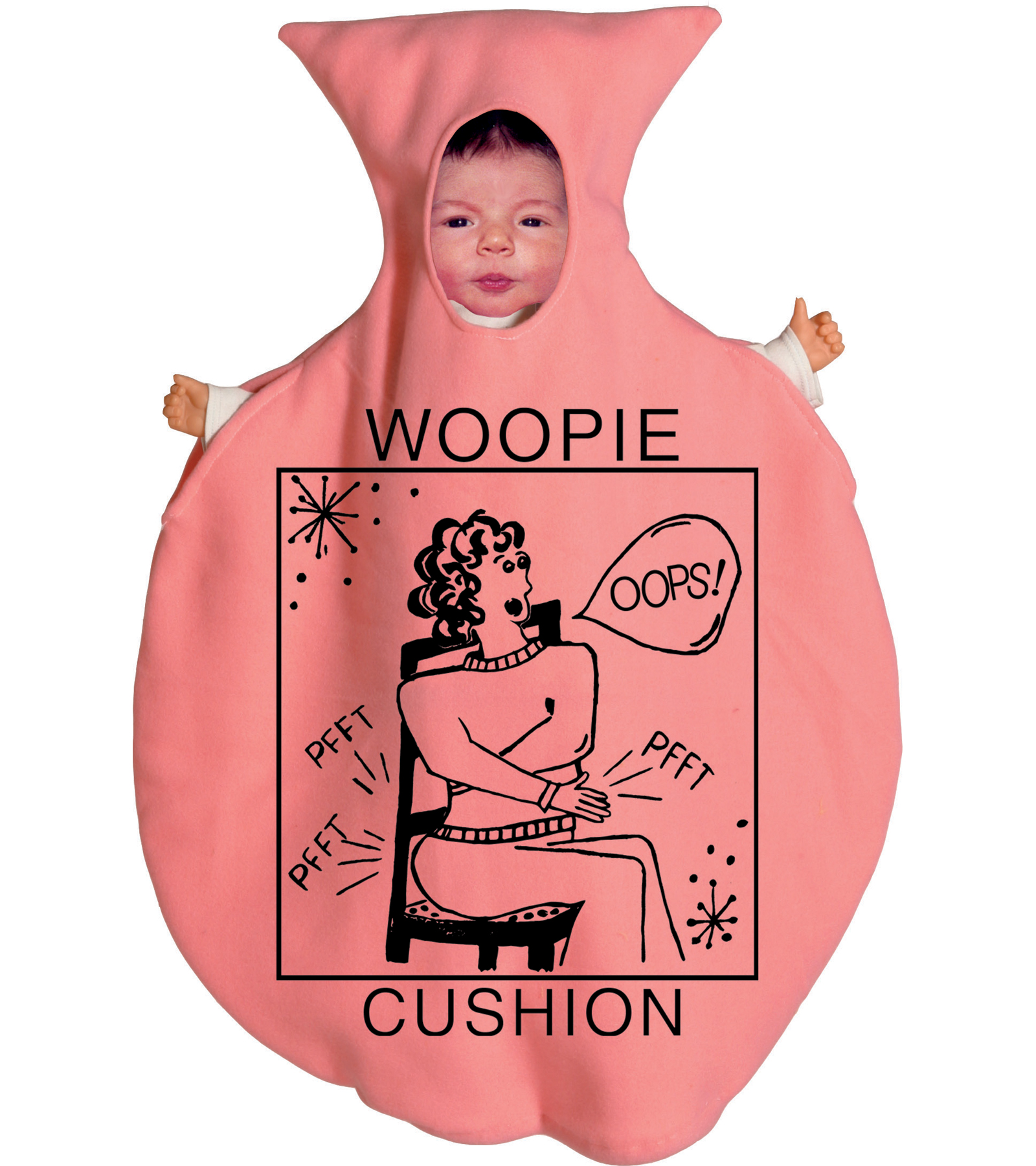 Infant Whoopie Cushion Bunting Halloween Costume Size: 0-6 months