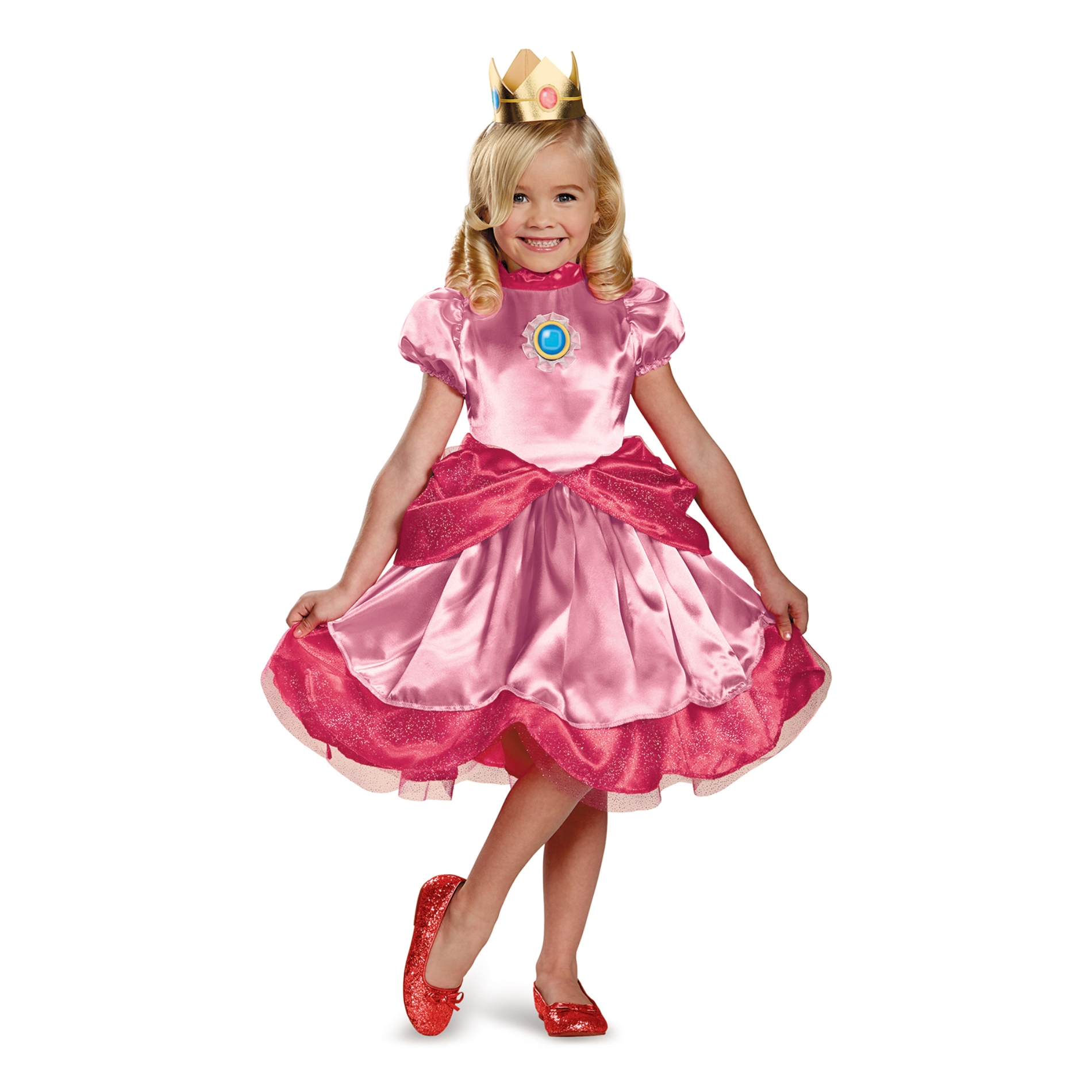 Nintendo Girls' Princess Peach Halloween Costume