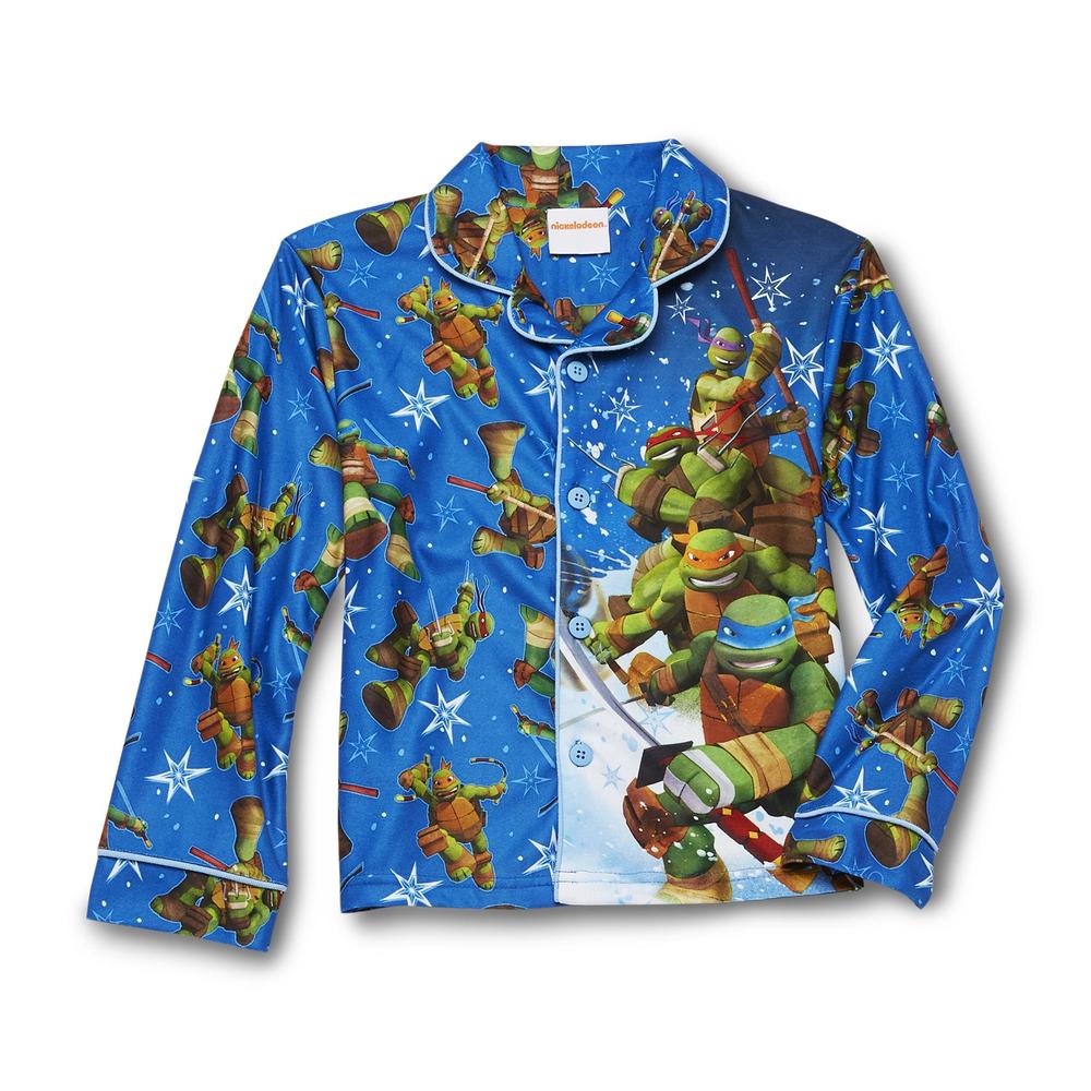 Nickelodeon Teenage Mutant Ninja Turtles Boy's Flannel Pajamas