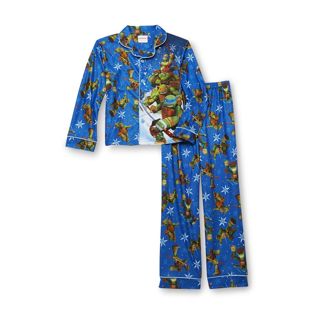Nickelodeon Teenage Mutant Ninja Turtles Boy's Flannel Pajamas