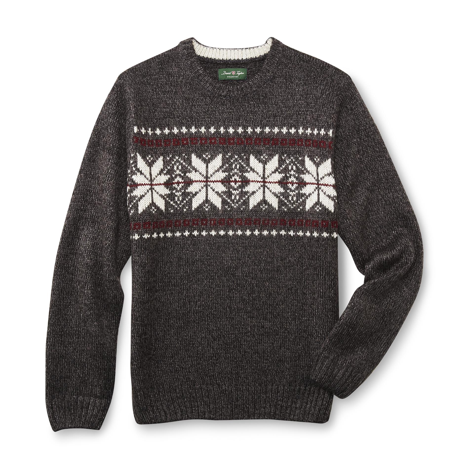 David Taylor Collection Men's Sweater - Snowflake