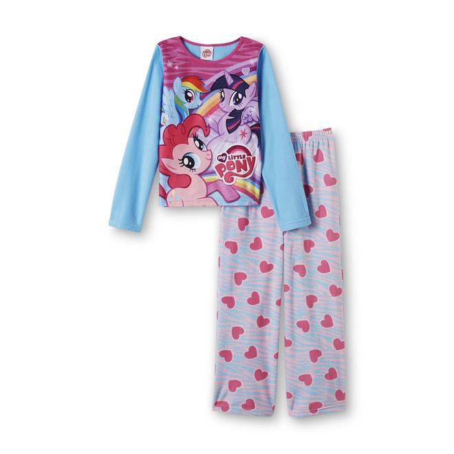 My Little Pony Girl's Fleece Pajama Shirt & Pants