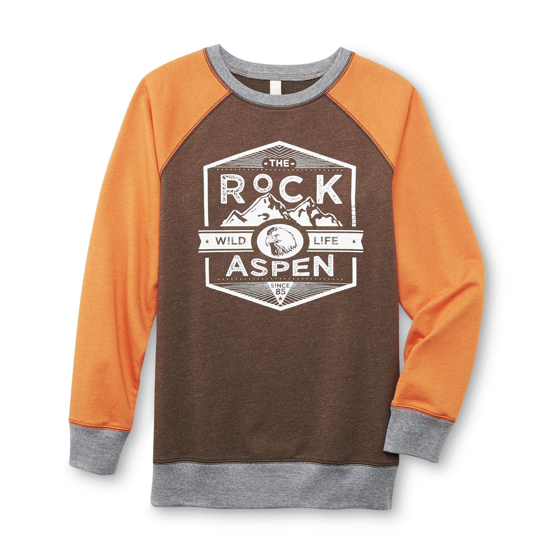 Route 66 Boy's Graphic Raglan Sweatshirt - Rock the Wild Life