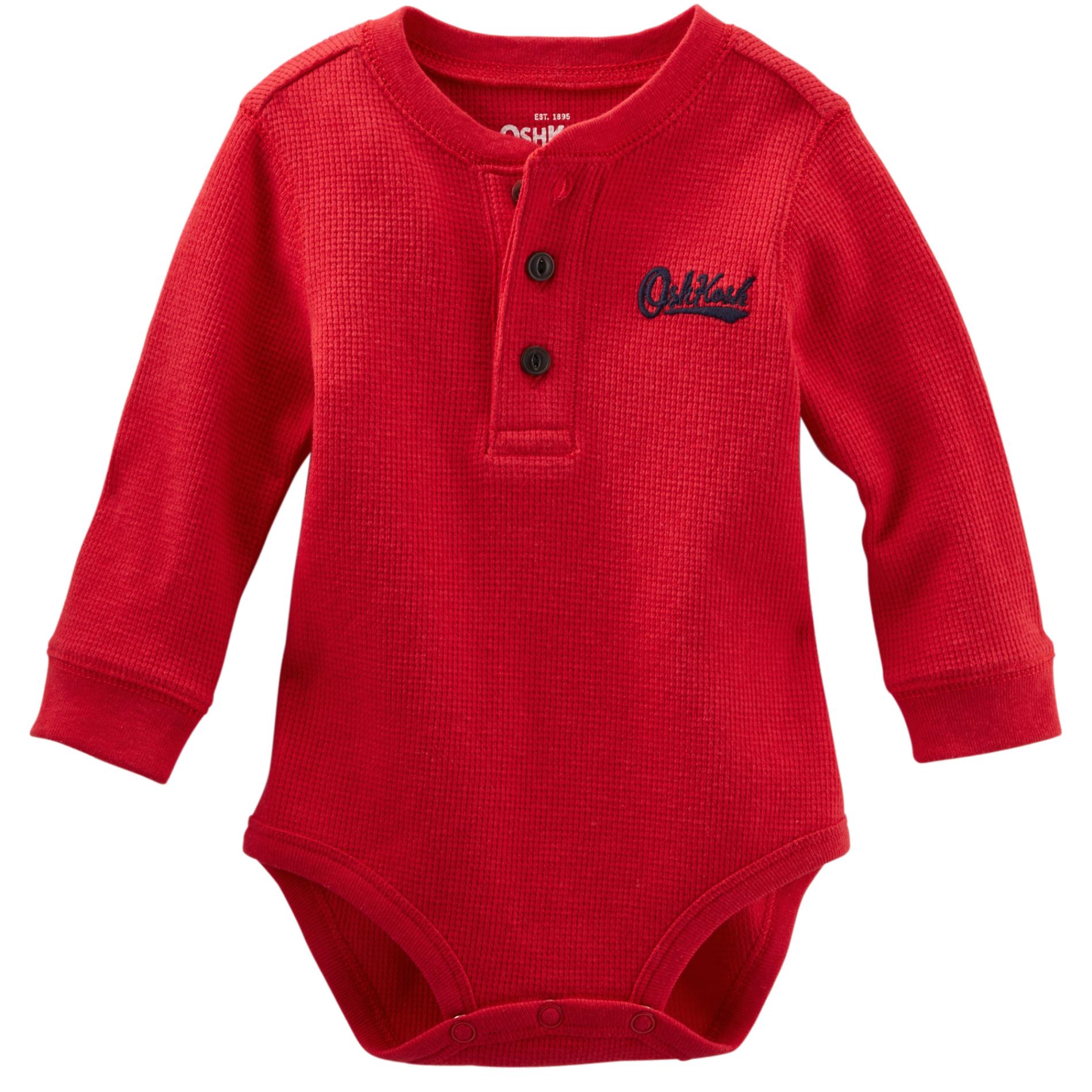 OshKosh Newborn & Infant Boy's Thermal Shirt Bodysuit
