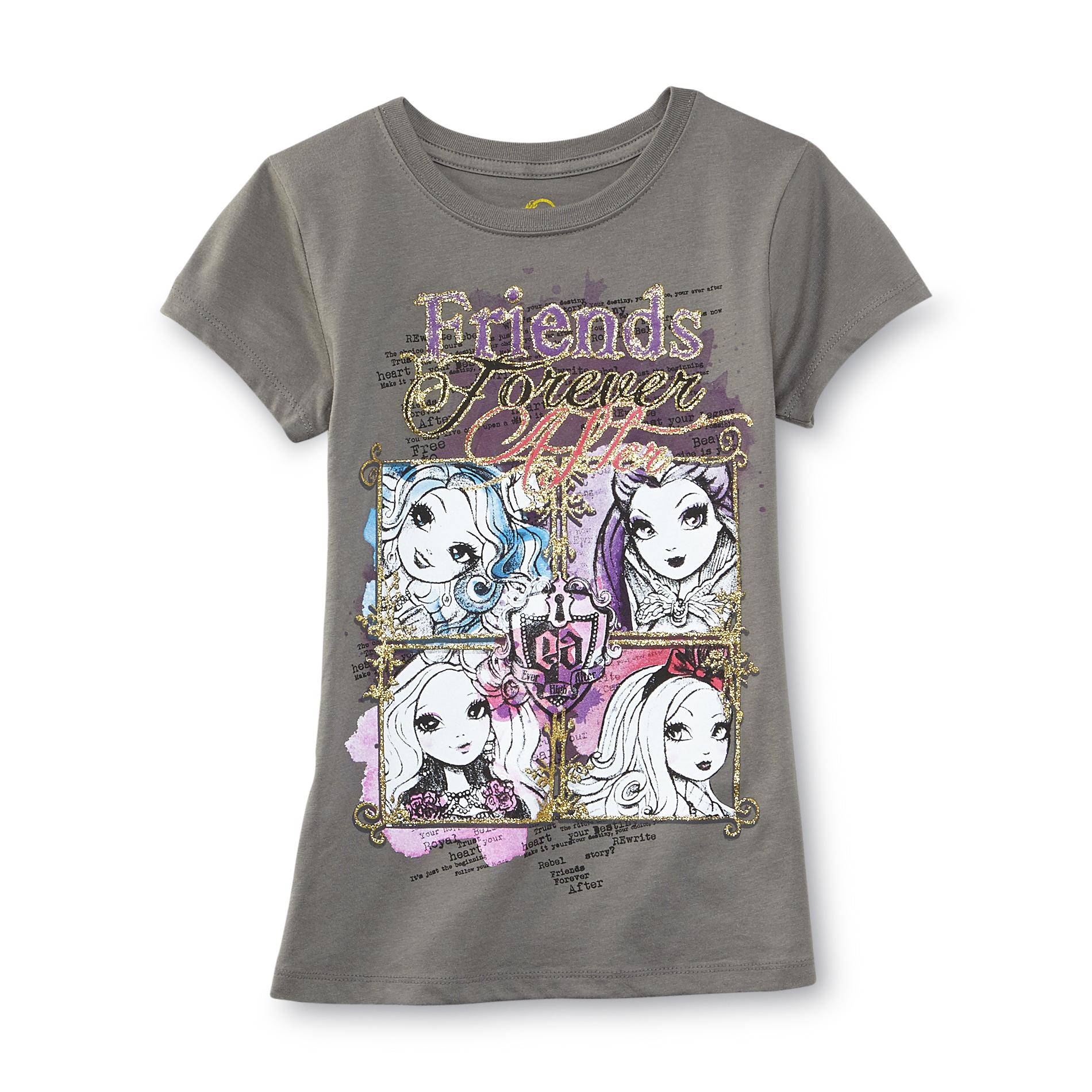 Ever After High Girl's Graphic T-Shirt - Friends