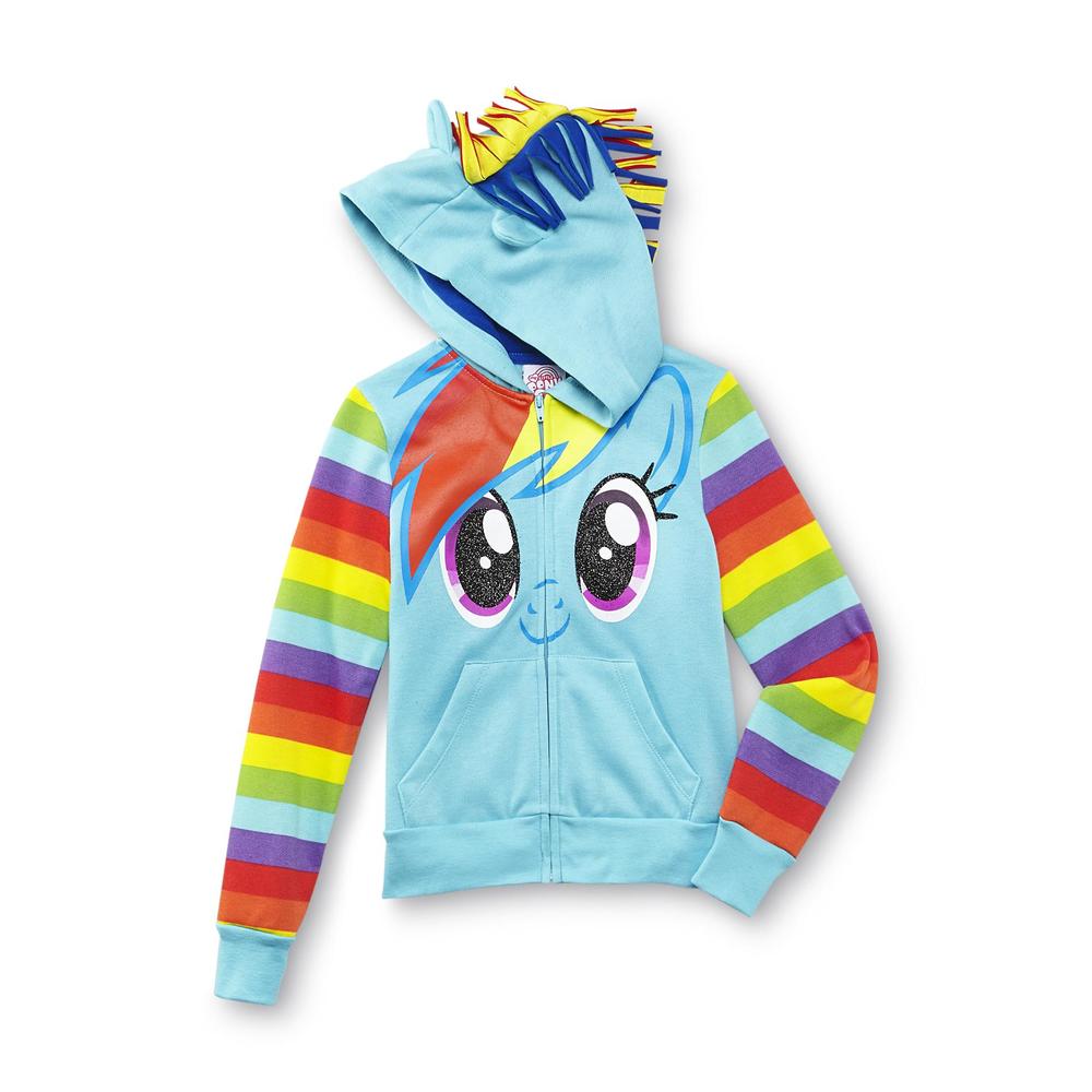My Little Pony Girl's Hoodie Jacket - Rainbow Dash