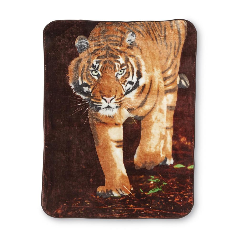 Decorative Fleece Throw - Tiger