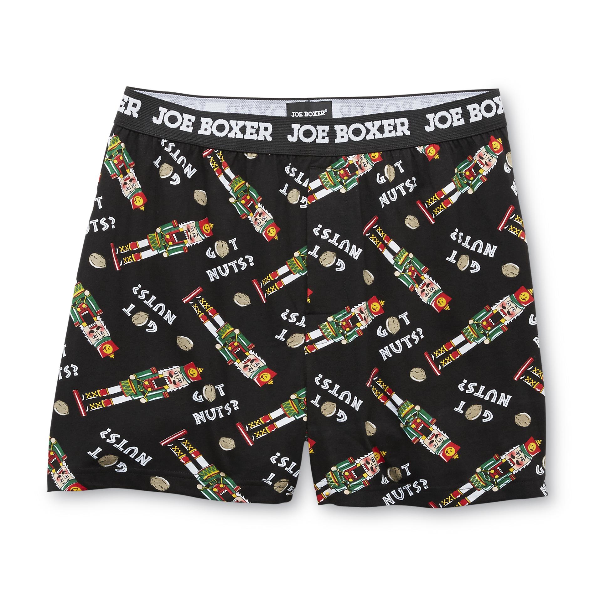 Joe Boxer Men's Christmas Boxer Shorts - Got Nuts?