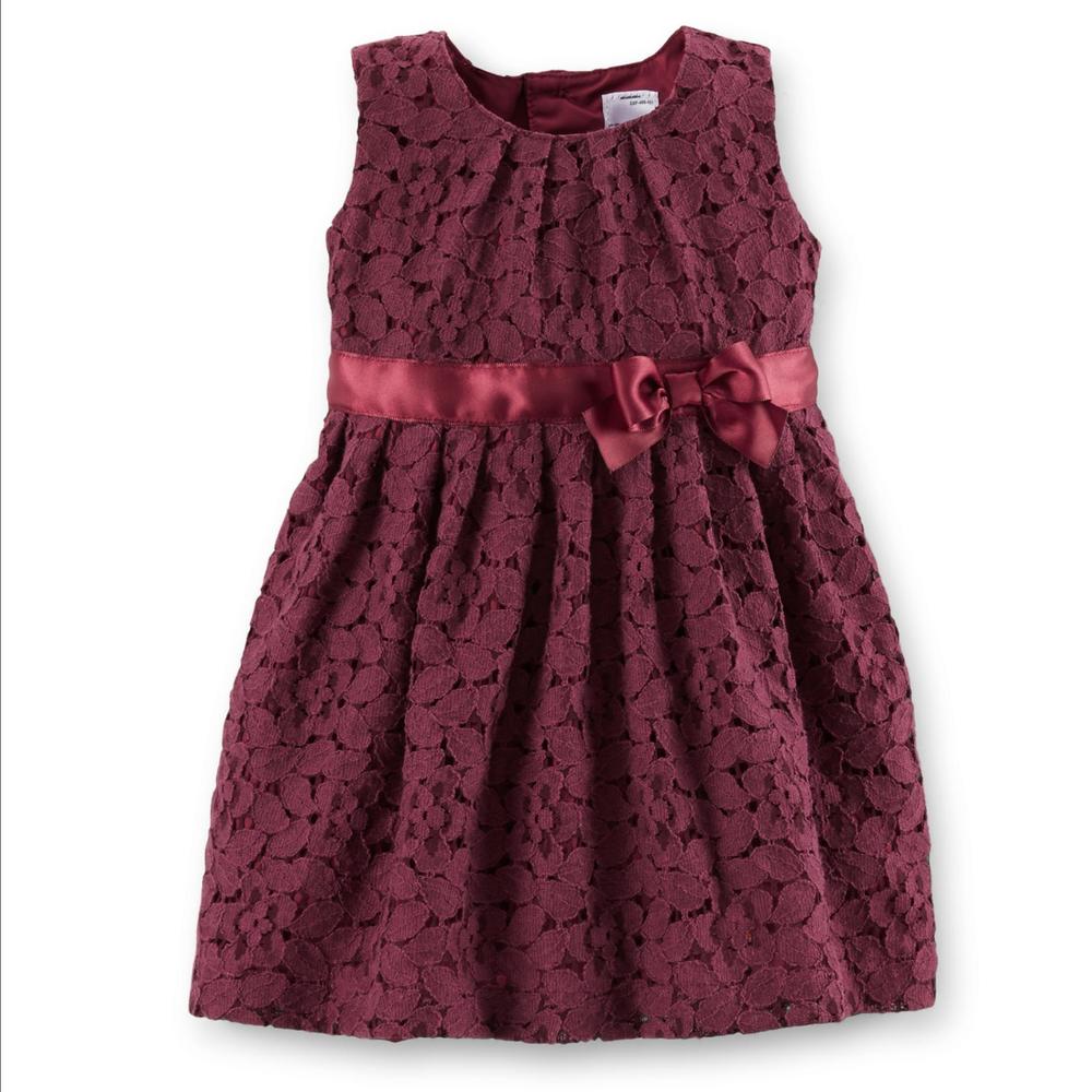 Carter's Newborn & Infant Girl's Sleeveless Lace Dress