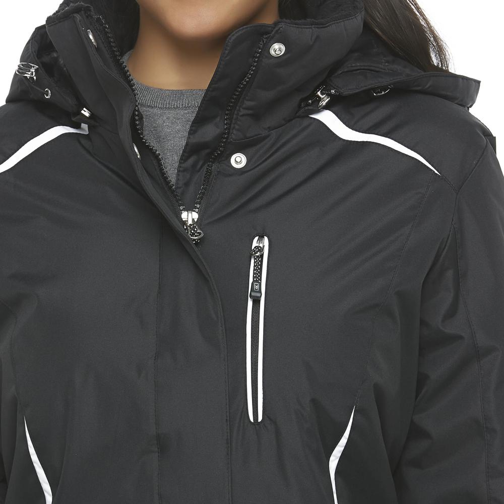 ZeroXposur Women's ThermoCloud Midweight Hooded Winter Jacket