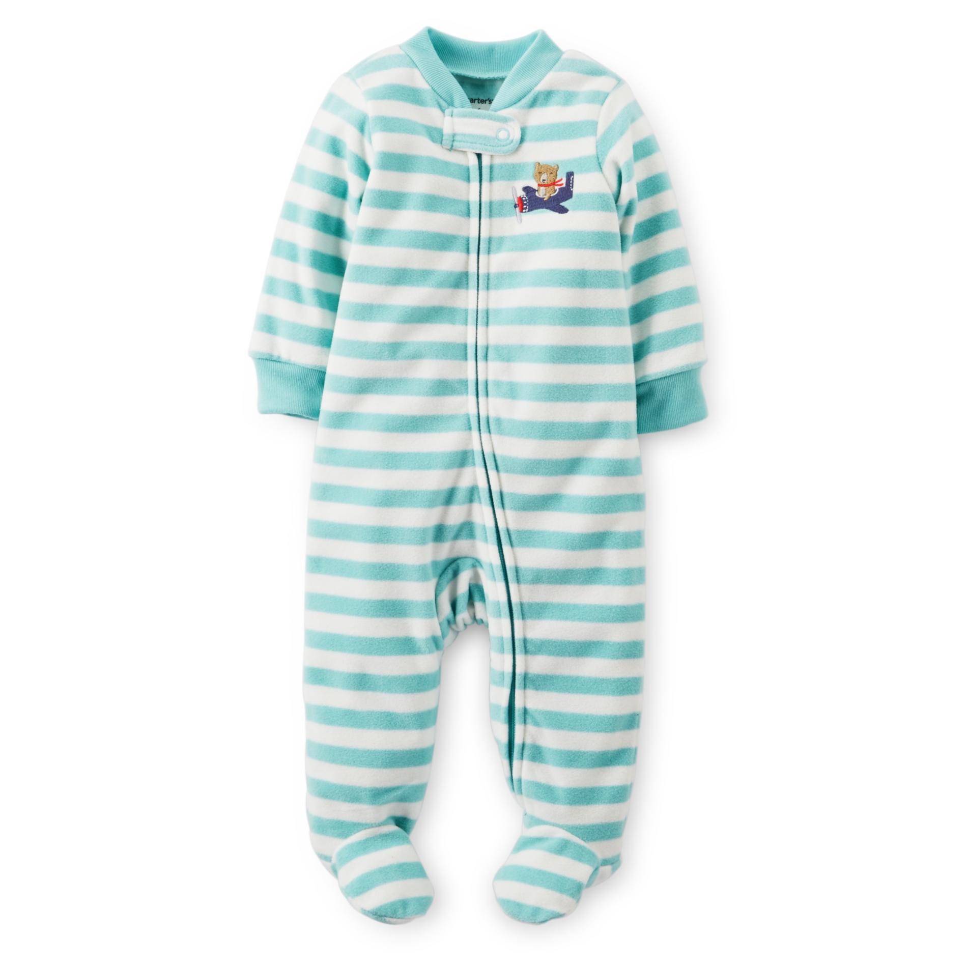 Carter's Newborn Boy's Microfleece Sleeper Pajamas - Bear