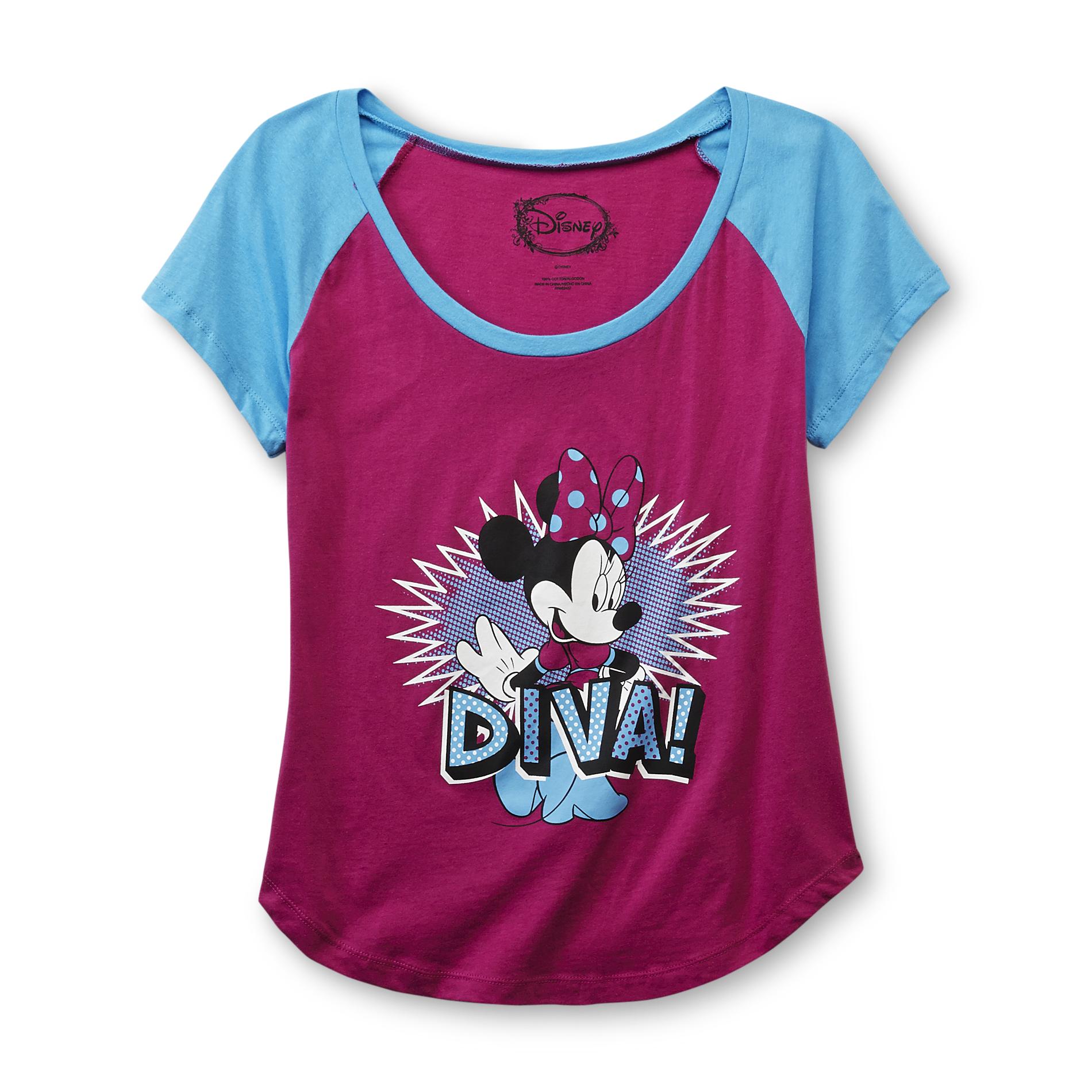 Disney Women's Graphic Pajama T-Shirt - Minnie Mouse