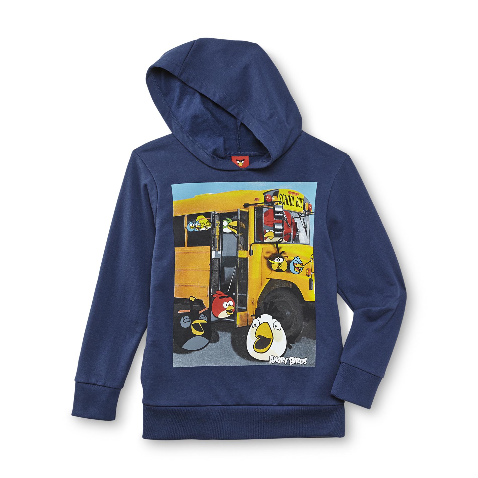 Angry Birds Boy's Graphic Hoodie - Bus Ride