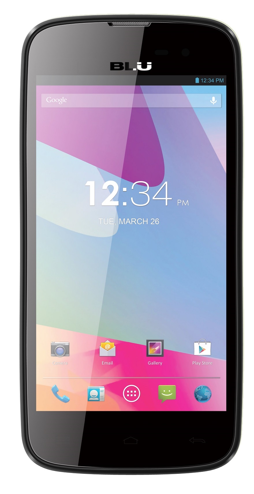 BLU Neo 4.5 S330L Unlocked Dual SIM GSM 4G HSPA+ Android Phone   Black