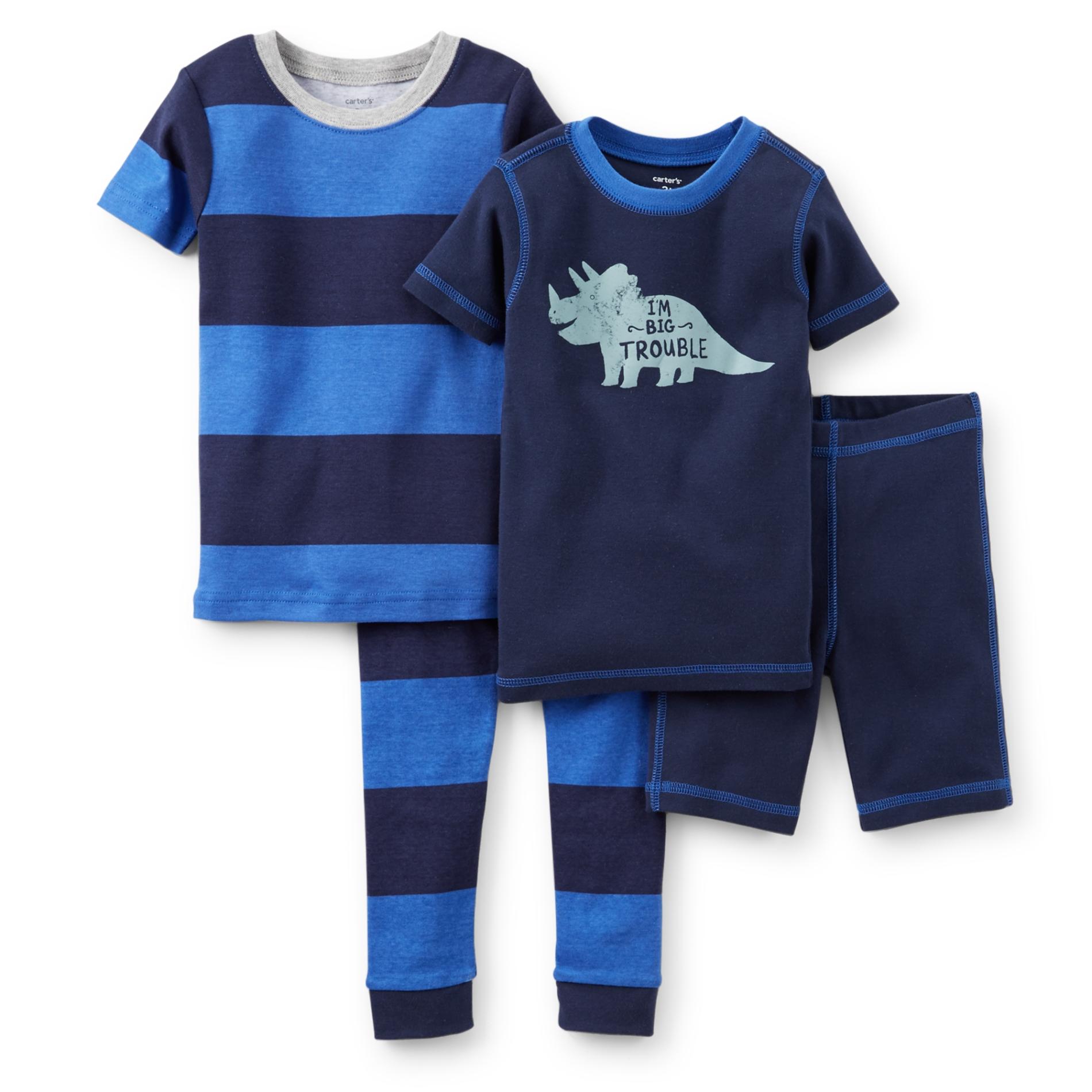 Carter's Infant & Toddler Boy's 2-Pairs Pajamas - Dinosaur