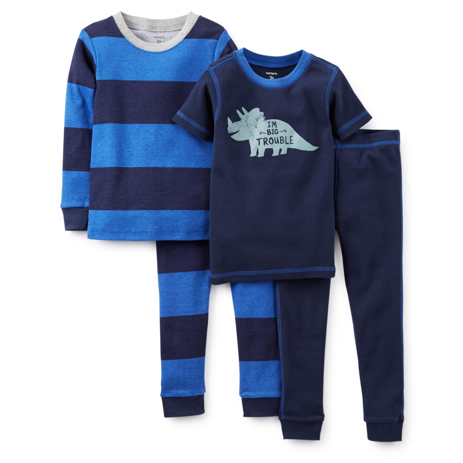 Carter's Infant & Toddler Boy's 2-Pairs Pajamas - Dinosaur