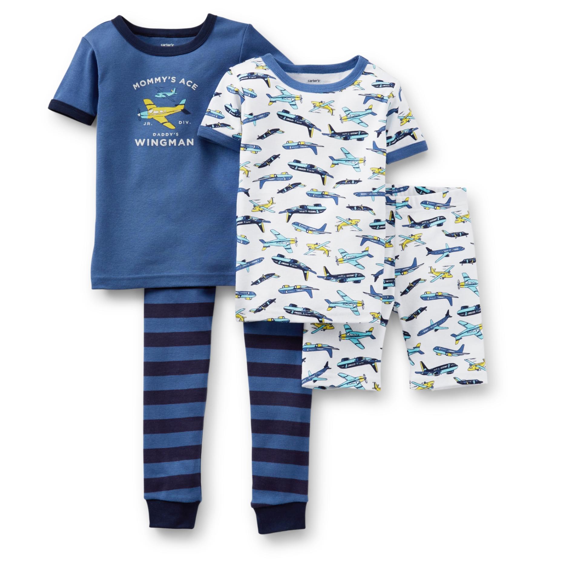 Carter's Infant & Toddler Boy's 2-Pairs Pajamas - Airplane