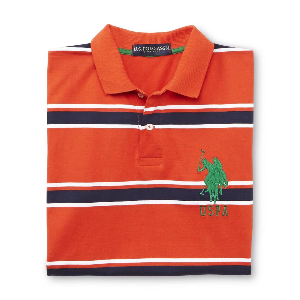 U.S. Polo Assn. Men's Embroidered Polo Shirt - Striped