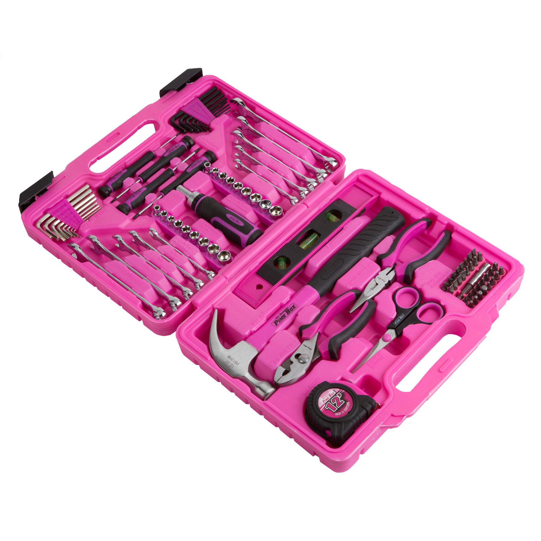 The Original Pink Box PINK 94 Piece Home Repair Tool Kit alternate