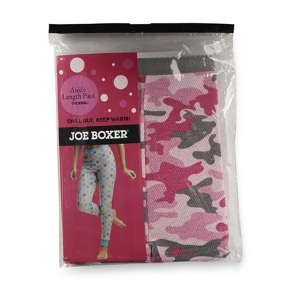 Joe Boxer Women's Thermal Pants - Camo