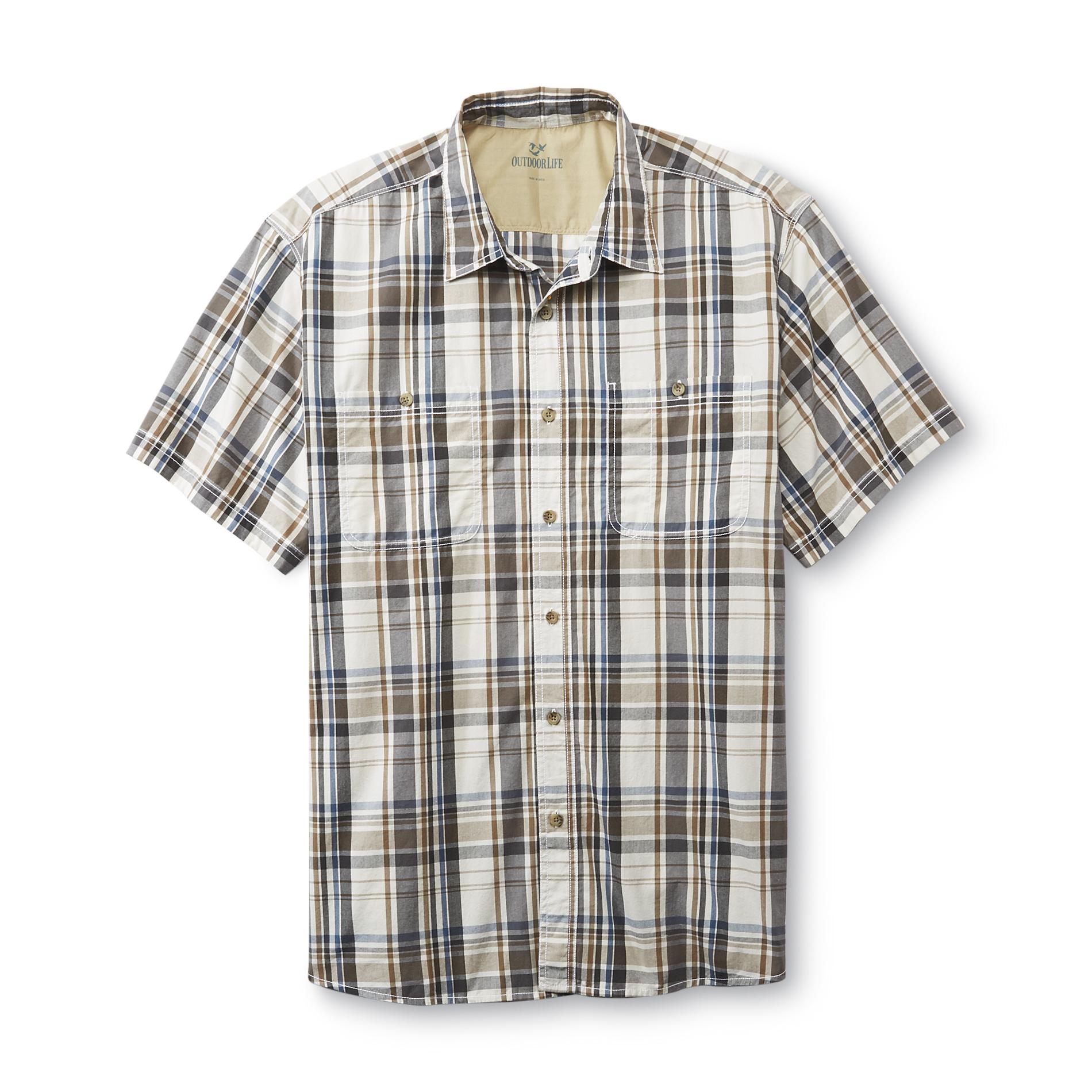 Outdoor Life Men's Big & Tall Discovery Short-Sleeve Shirt - Plaid
