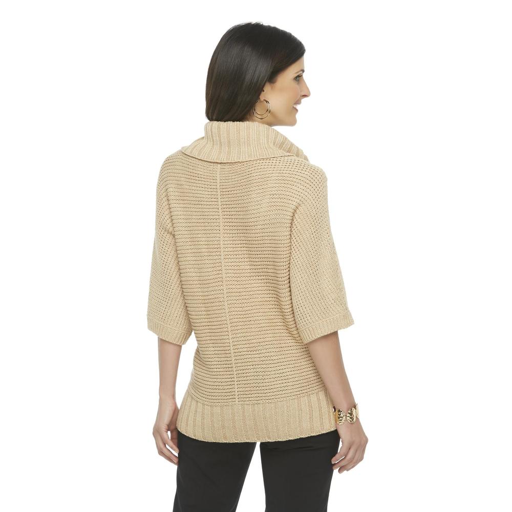 Jaclyn Smith Women's Cable Knit Sweater