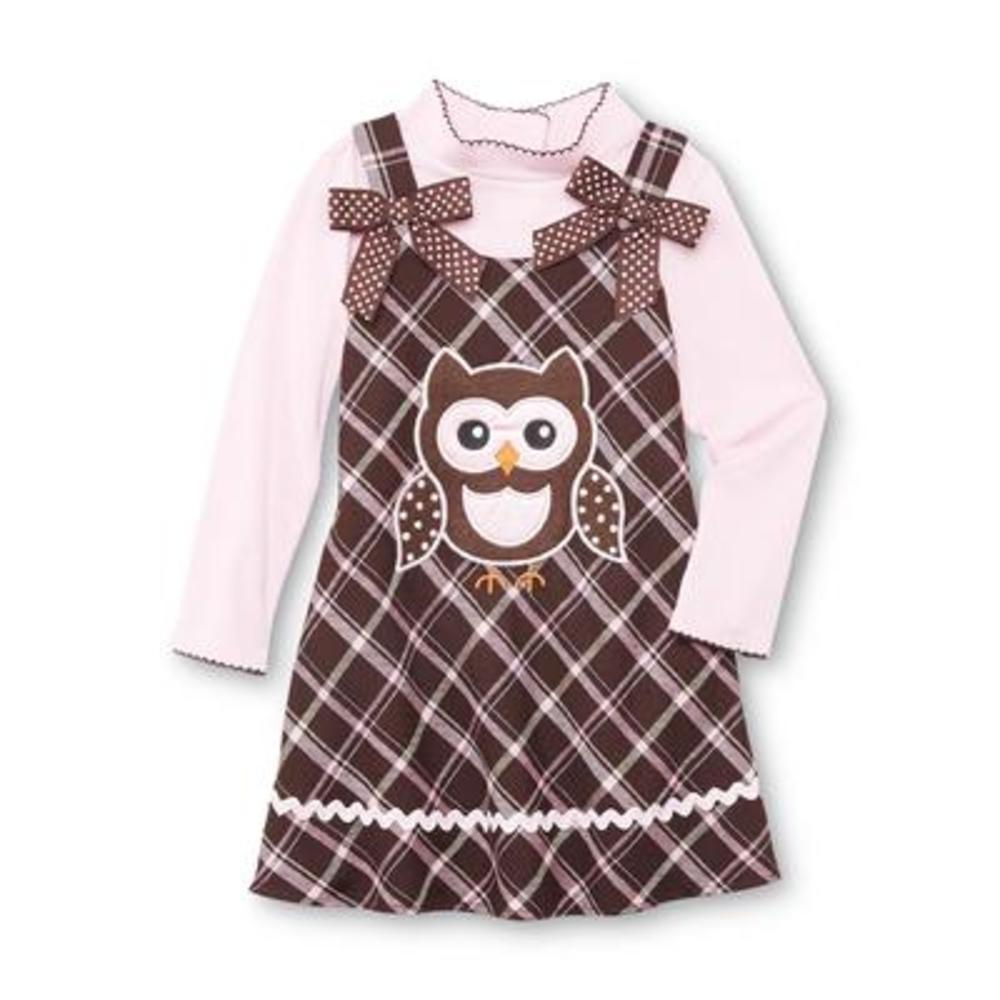 Youngland Infant & Toddler Girl's Long-Sleeve Top & Jumper - Owl