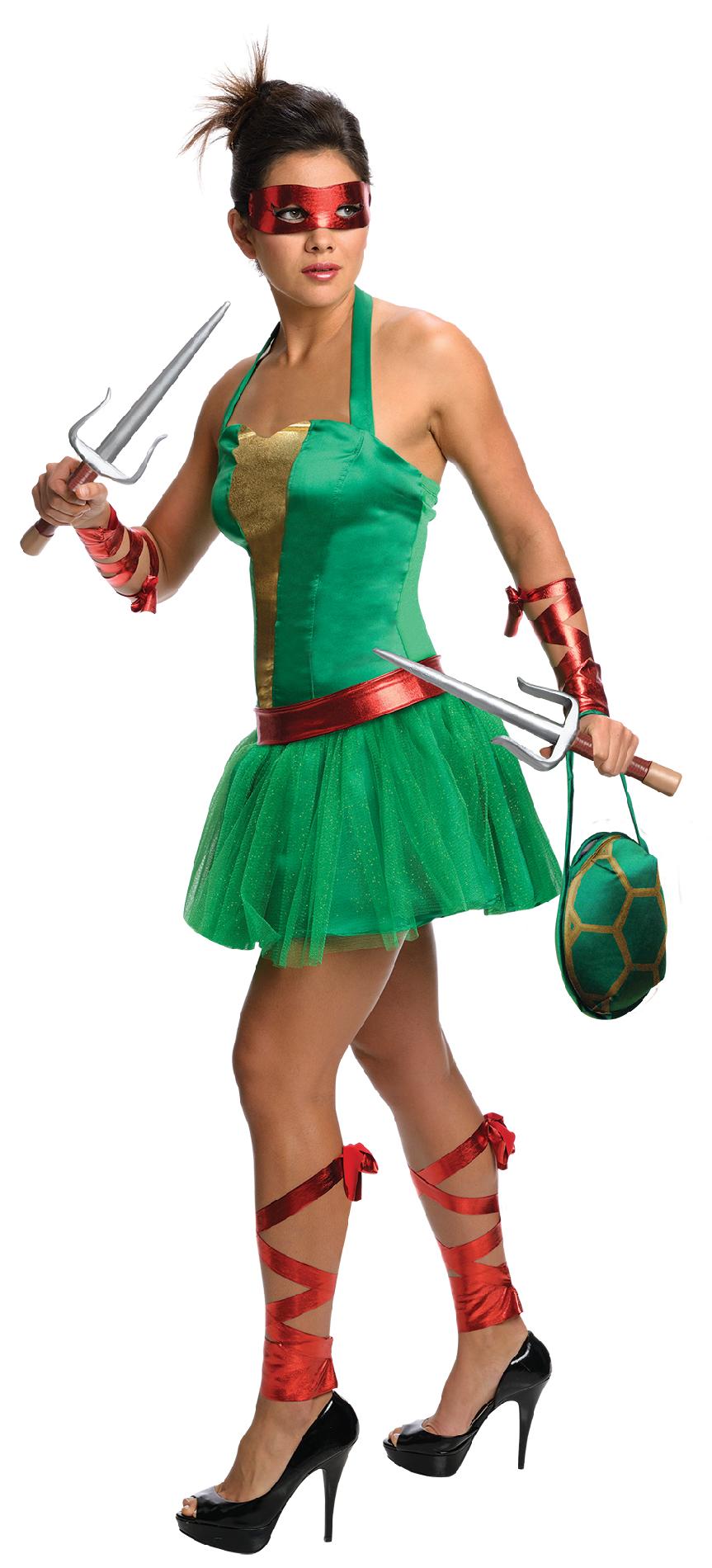 Teenage Mutant Ninja Turtles Women's Sassy Raphael Halloween Costume