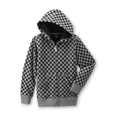 Amplify Boy's Hoodie Jacket - Checkered