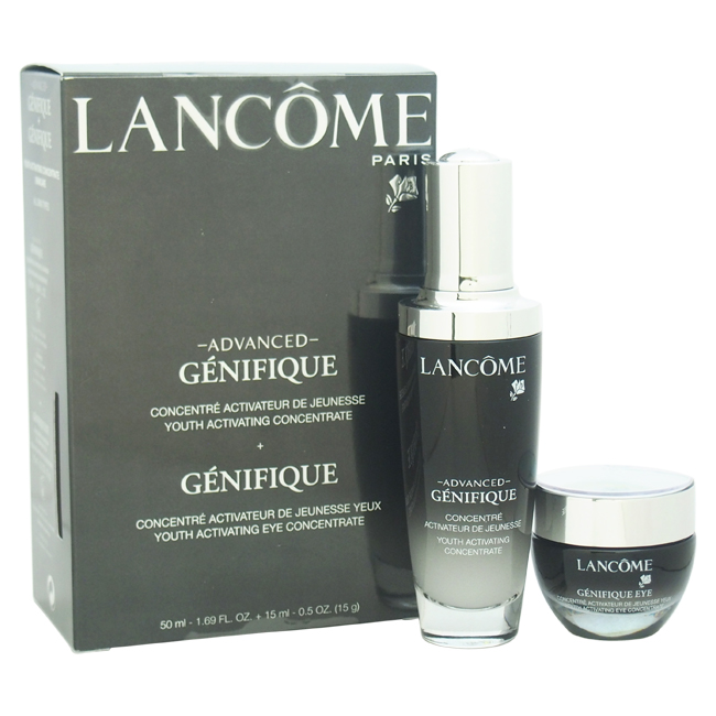Lancome Advanced Genifique Youth Activating Concentrate Skincare - All Skin Types by  for Unisex - 2 Pc Set