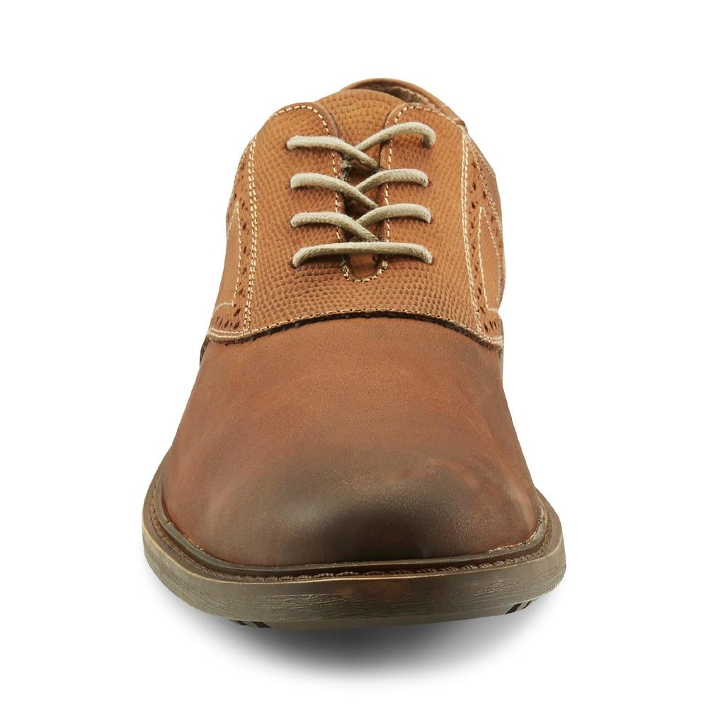 Dockers Men's Quinn Dark Tan Oxford Shoe