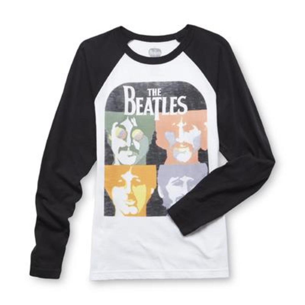 Young Men's Long-Sleeve Baseball T-Shirt - The Beatles