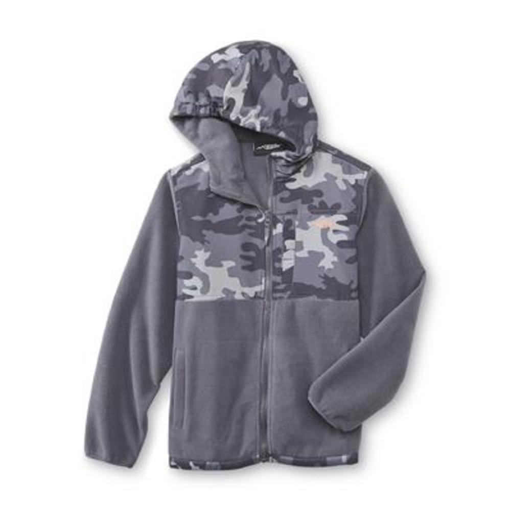 Minus Zero Boy's Hooded Fleece Jacket - Camouflage