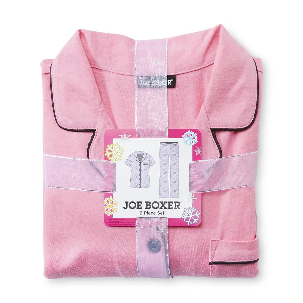 Joe Boxer Women's Short-Sleeve Knit Pajamas