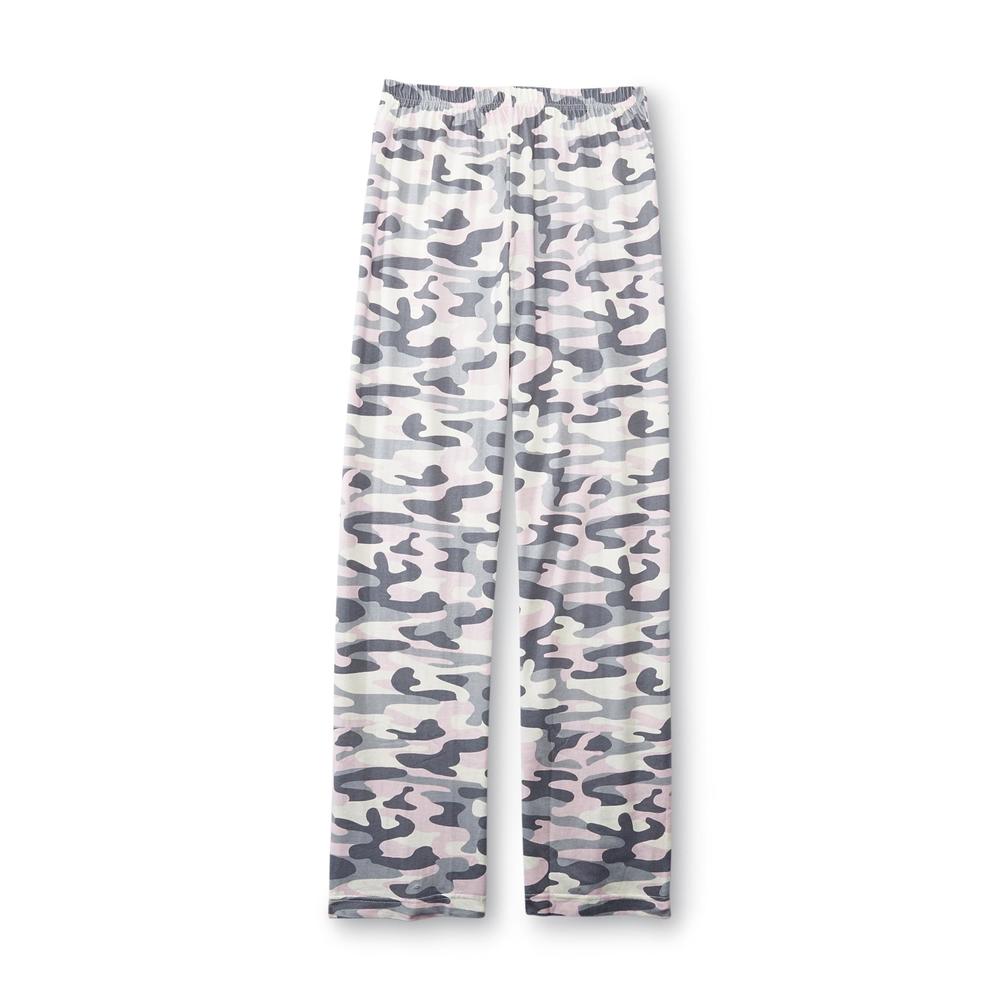 Joe Boxer Women's Short-Sleeve Knit Pajamas - Camo