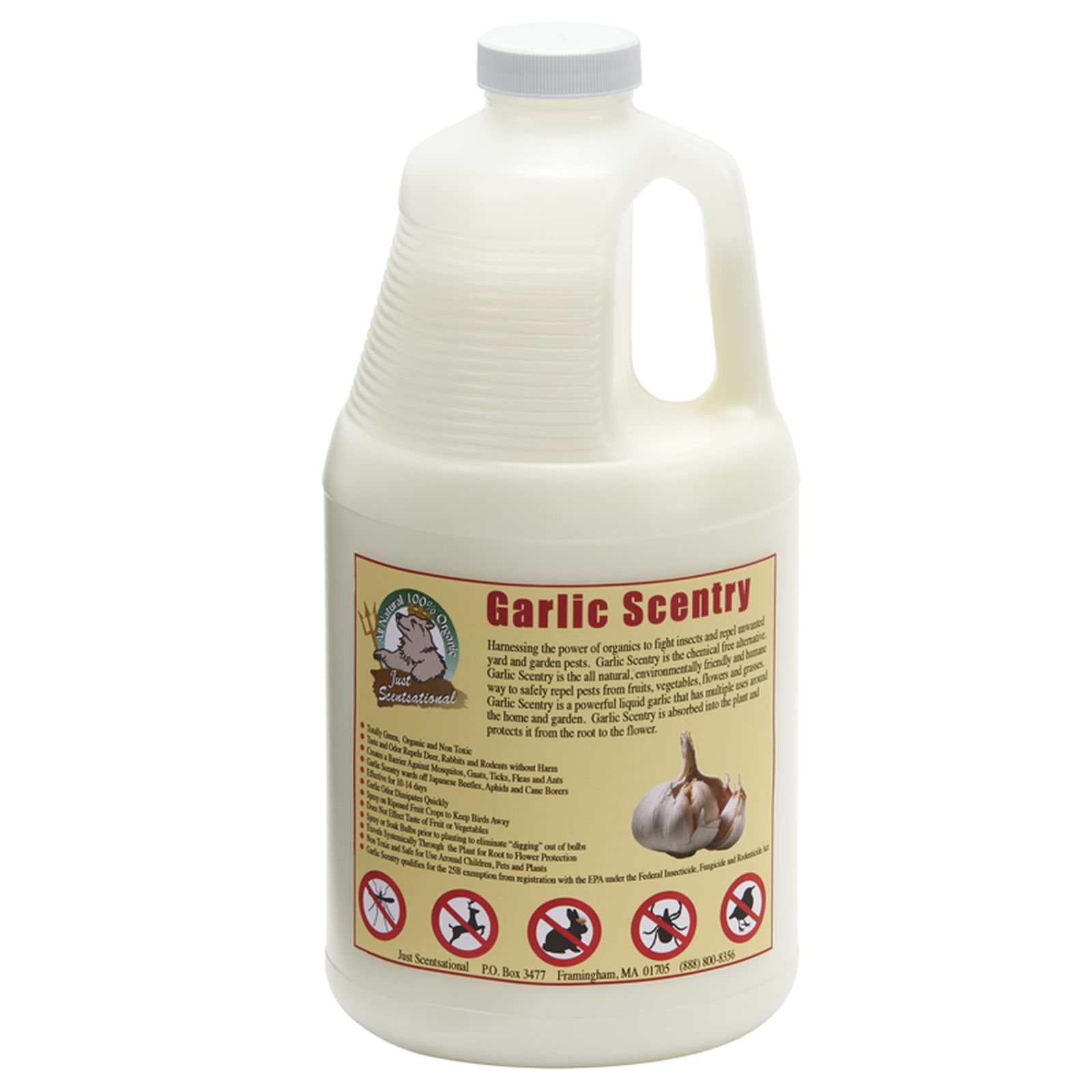 Just Scentsational 1/2 Gallon Garlic Scentry Concentrate Formula