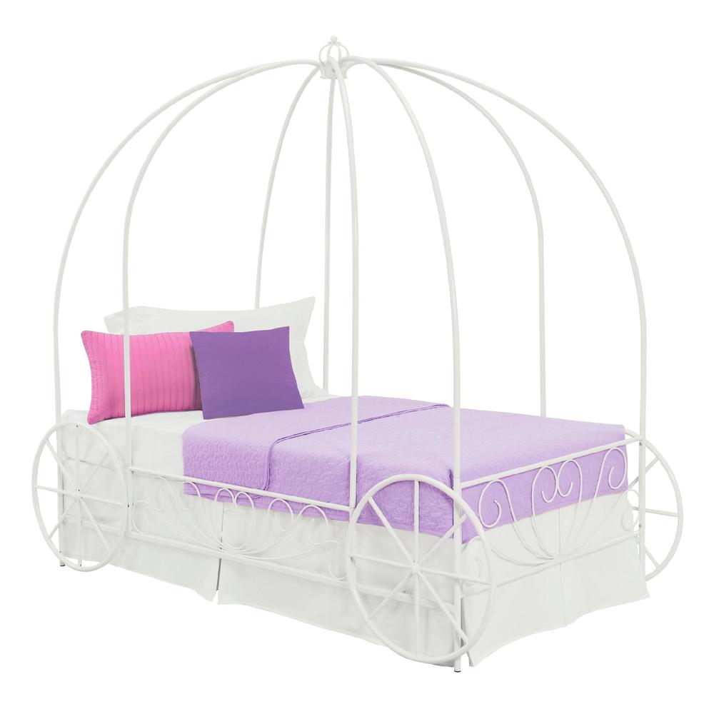Dorel Metal Twin Carriage Bed Multiple Colors