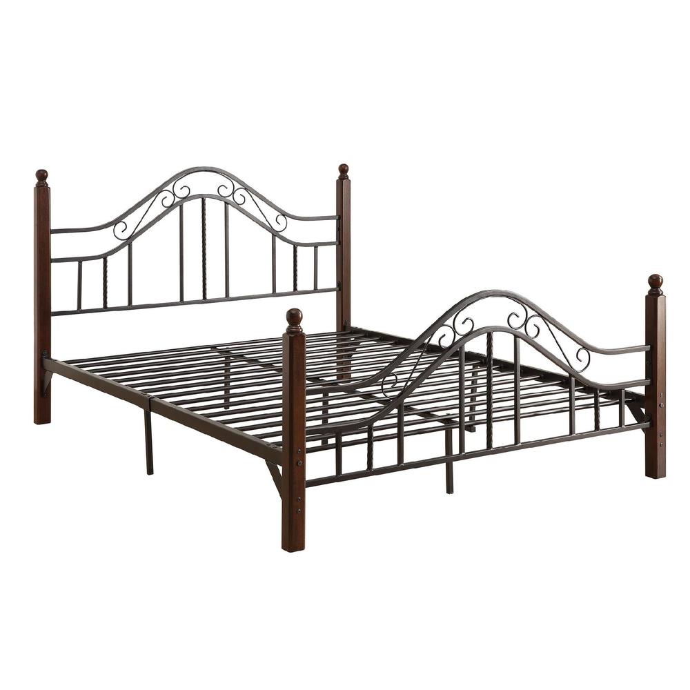 Dorel Sydney Bed with Wood Posts  Multiple Sizes