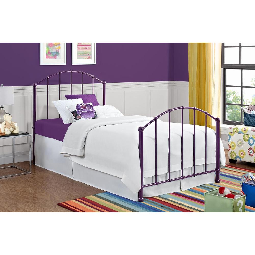 Dorel BrickMill Ivy Twin Metal Bed  Multiple Colors